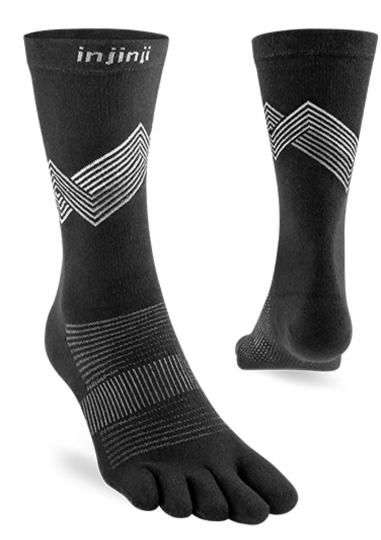 Injinji Run Lightweight Crew Toe Sock - Image 4