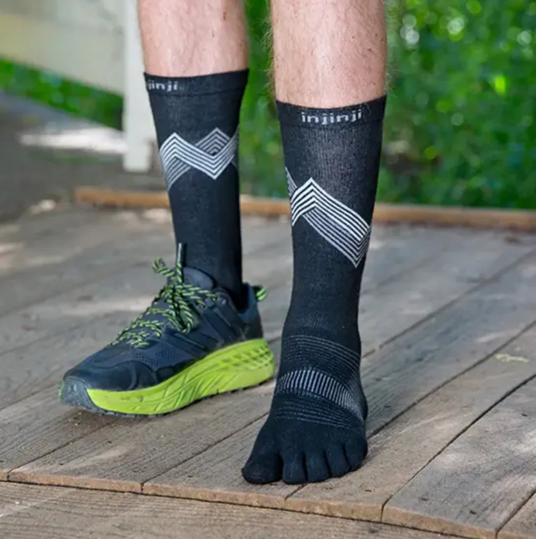 Injinji Run Lightweight Crew Toe Sock - Image 6